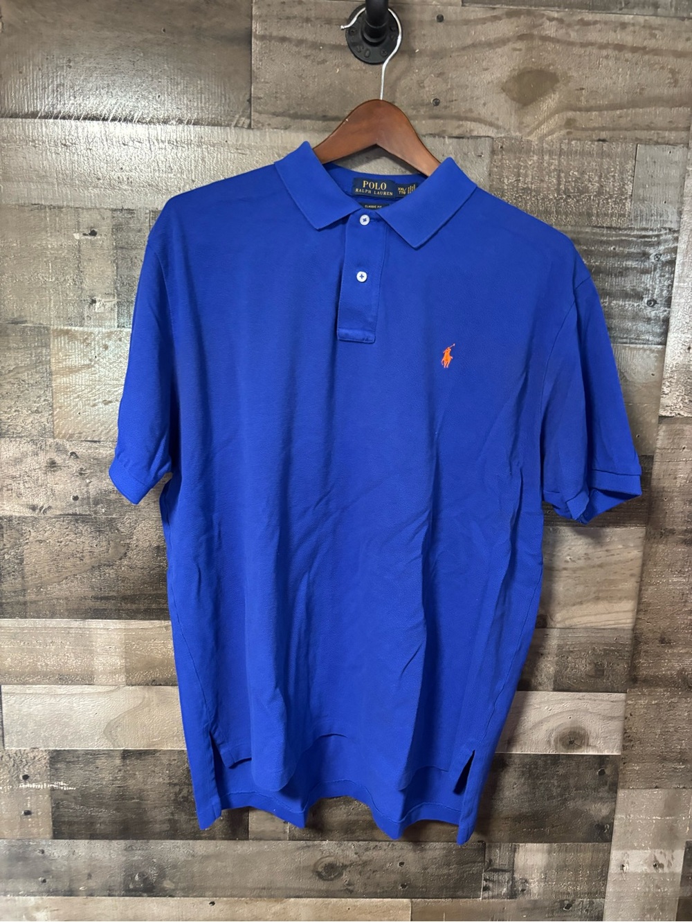 Polo by Ralph Lauren Men's Blue Short Sleeve Classic Fit Polo Shirt XXL